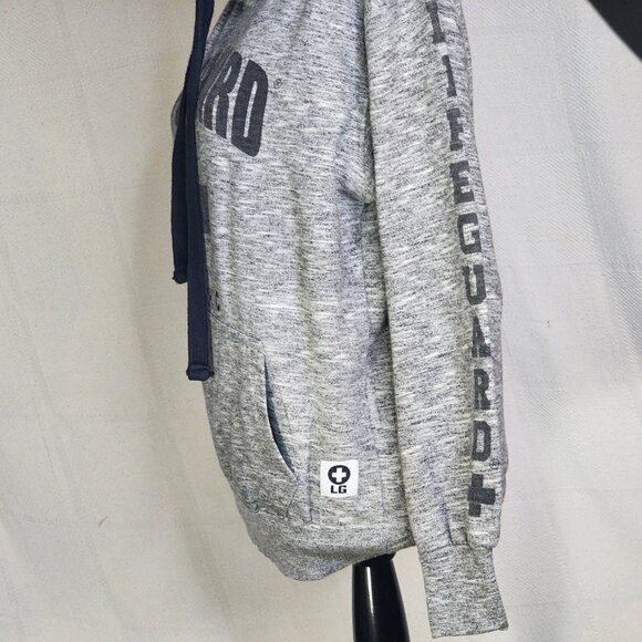 Popularity Products Lifeguard Myrtle Beach SC Cotton Poly Grey Black LS Hoodie S - Picture 10 of 16